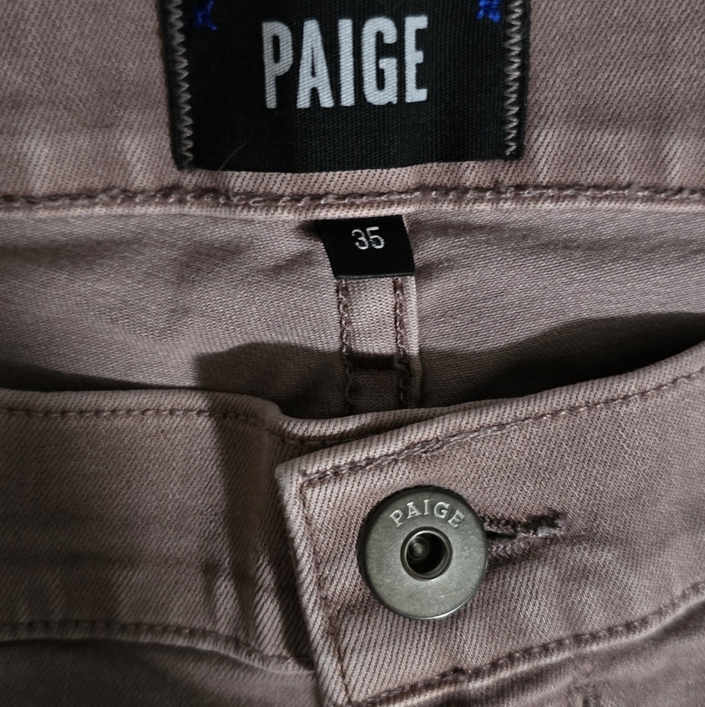 Paige salmon/purple jeans